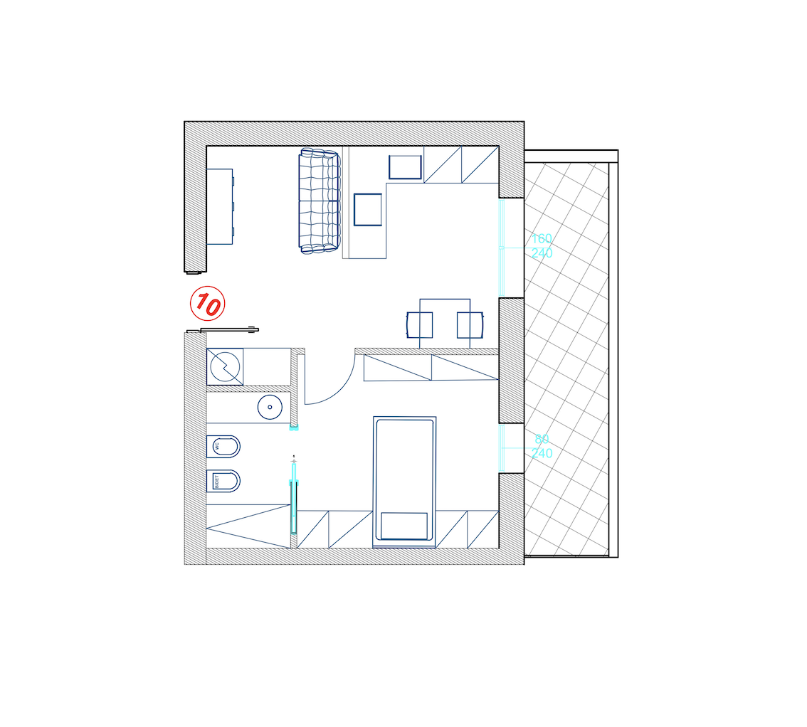 Planimetria 2D Vista A