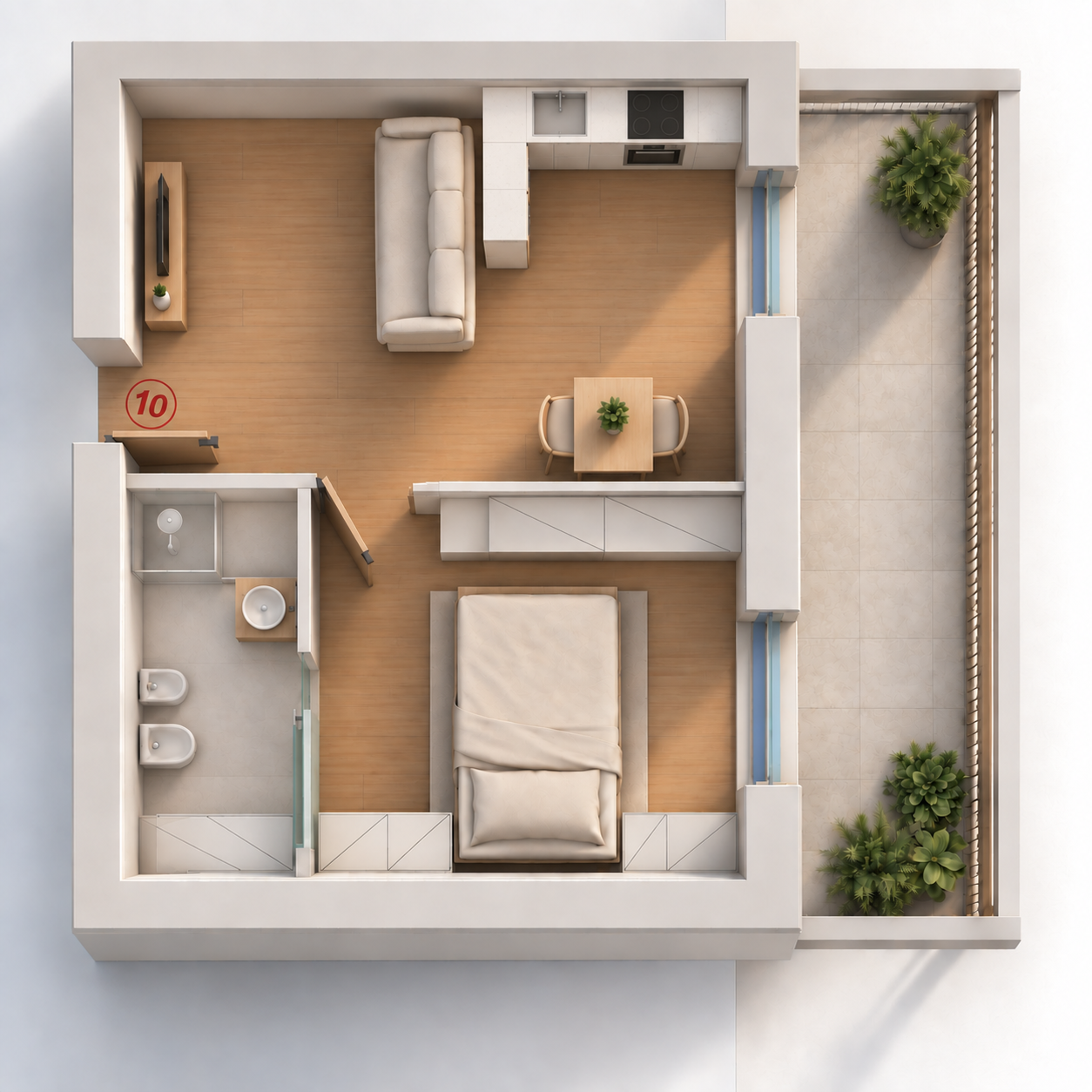 Planimetria 2D Vista B
