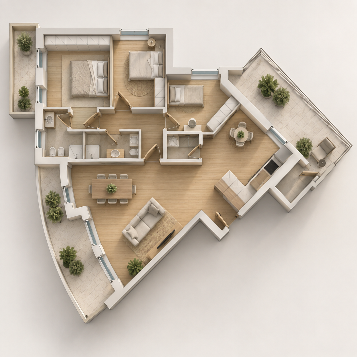 Planimetria 2D Vista B