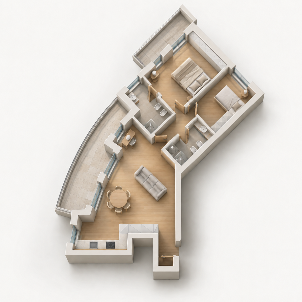 Planimetria 2D Vista B